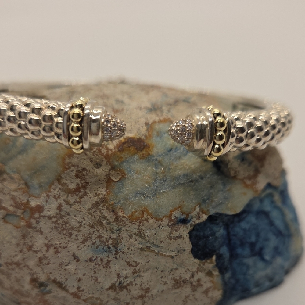 Lagos Caviar cuff bracelet - Picture 3 of 16